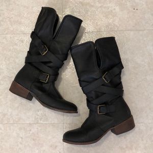 Steve Madden combat boots